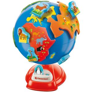 Ontdek de wereld met Clementoni Education - Mijn Eerste Wereldbol Leerspel (3-6 jaar) - Met geluid