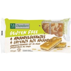Damhert Amandelgebak Glutenvrij 200 gr