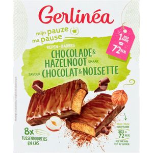 Gerlinea Repen Chocolade & Hazelnoot 8 x 102 gr