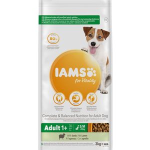 3x Iams Dog Adult Small - Medium Lam 3 kg