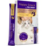 Feliway Happy Kattensnack 6 x 15 gr