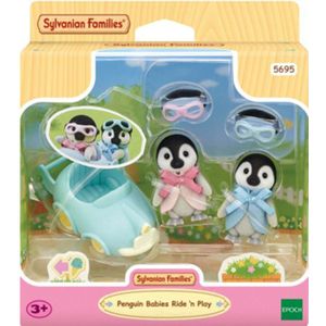 Sylvanian Families 5695 Pinguïn Baby's Speelset - 2 Fluweelzachte Baby Speelfiguren-