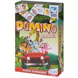 Clown Games Domino Reisspel - Boordevol leuke dierenafbeeldingen - Voor 2-6 spelers vanaf 3 jaar