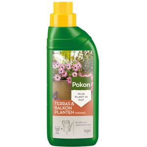 3x Pokon Plantenvoeding Terras & Balkon 500 ml