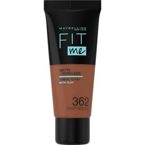 1+1 gratis: Maybelline Fit Me Matte + Poreless Foundation 362 Deep Golden