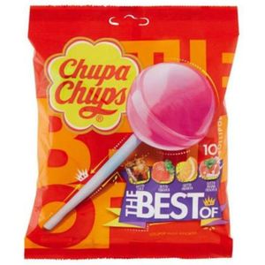 Chupa Chups Best Off Zak Lolly's 10 stuks
