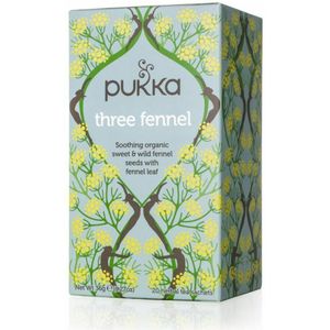 4x Pukka Thee Three Fennel 20 stuks