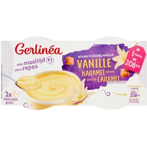Gerlinea Pudding Vanille 2 stuks