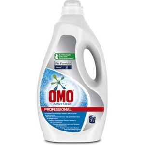 Omo Professional Vloeibaar Wasmiddel Witte Was Active Clean - 71 Wasbeurten Pro Formula 5 liter