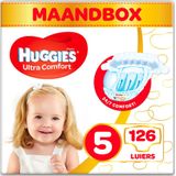 Huggies Ultra Comfort Luiers Maat 5 (11 - 25 kg) 126 stuks