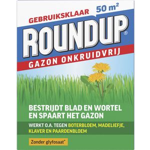 6x Roundup Gazon Onkruidvrij 1 kg