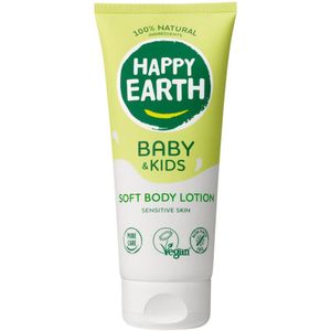 Happy Earth Bodylotion 100% Natuurlijk Baby & Kids 200 ml