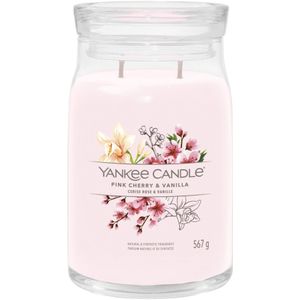 Yankee Candle Geurkaars Large Jar Pink Cherry & Vanilla Signature 567 gr