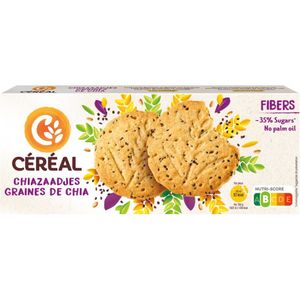 6x Céréal Zandkoekjes Chiazaadjes 132 gr