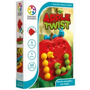 Smart Games Apple Twist: Logisch Puzzelspel voor Kinderen vanaf 5 Jaar - 60 Uitdagingen!