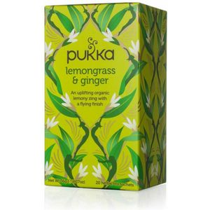 4x Pukka Thee Lemongrass Ginger 20 stuks