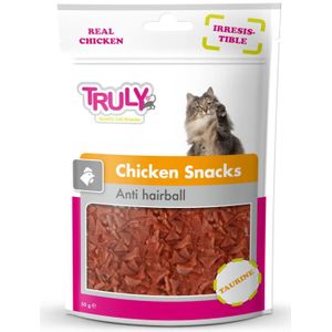 Truly Cat Snacks Anti-Haarbal met Kip 50 gr