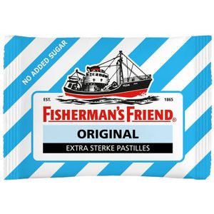 3x Fishermansfriend Original Extra Strong Suikervrij 25 gr