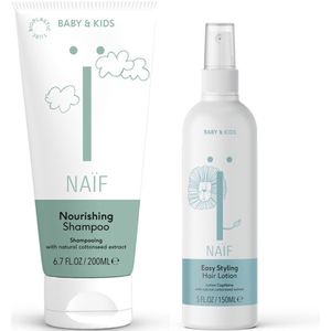 Naïf Shampoo en Haarlotion Baby & Kids Pakket