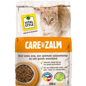 VITALstyle Kattenvoer Care Zalm 400 gr