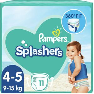 Pampers Splashers Zwemluiers Maat 4-5 (9-15 kg) 11 stuks
