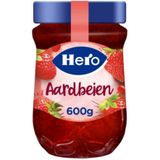 6x Hero Jam Aardbeien 600 gr