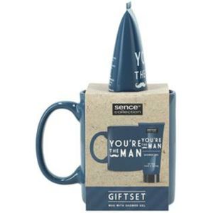 Sence Geschenkset Mannen Timeless Memories Douchegel + Mok 1 set