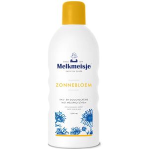 2+1 gratis: Melkmeisje Bad en Douche Creme Zonnebloem en Melk 1000 ml