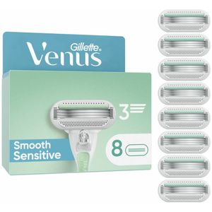 10x Gillette Venus Scheermesjes Smooth Sensitive 8 stuks