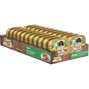 22x Stuzzy Hondenvoer Paté Konijn 150 gr