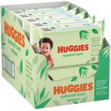 10x Huggies Billendoekjes Natural Care 10x56=560 doekjes