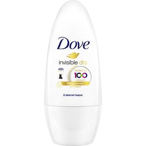 2e halve prijs: Dove Deodorant Roller Invisible Dry 50 ml