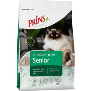 6x Prins VitalCare Senior Kattenvoer 400 gr