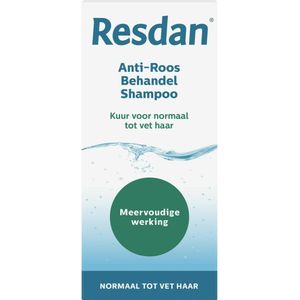 6x Resdan Anti-Roos Shampoo Normaal tot Vet Haar 125 ml