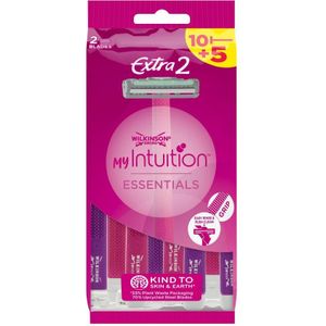 Wilkinson Woman Wegwerpscheermesjes Extra 2 Beauty 15 stuks