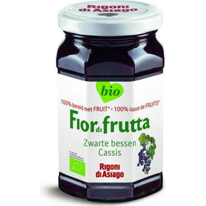 6x Fiordifrutta Jam Zwarte Bessen Bio 250 gr