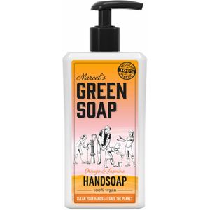 6x Marcel's Green Soap Handzeep Sinaasappel & Jasmijn 250 ml
