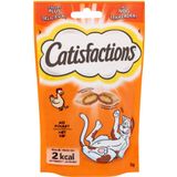 6x Catisfactions Kattensnoepjes Kip 60 gr