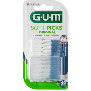 1+1 gratis: GUM Soft-Picks Original X-Large 40 stuks