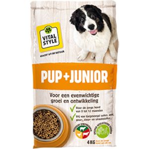 VITALstyle Hondenvoer Puppy - Junior 4 kg