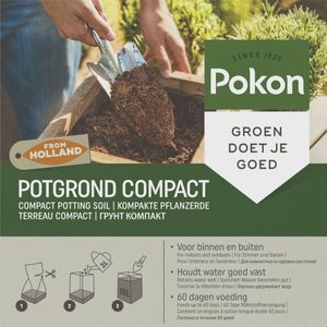 3x Pokon Kokos Potgrond Compact 10 liter