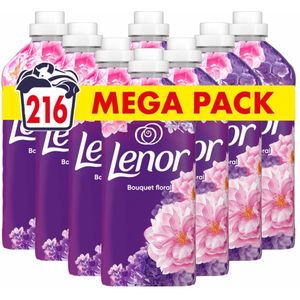 Lenor Wasverzachter Bloemenboeket 216 Wasbeurten 8 x 567 ml