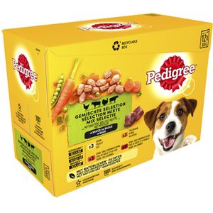 Pedigree Adult Maaltijdzakjes Vlees in Saus 12 x 100 gr