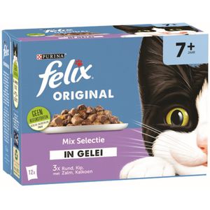 Felix Original Mix Selectie in Gelei 7+ Jaar 12 x 85 gr