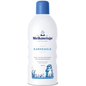 4x Melkmeisje Bad en Douche Creme Karnemelk 1000 ml