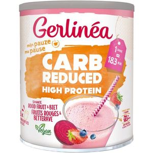 Gerlinea Carb Reduced Protein Shake Rood Fruit - Biet 240 gr