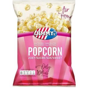 Jimmy's Popcorn Minibag Zoet 21 x 27 gr