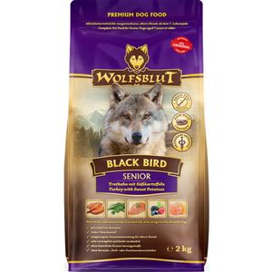 3x Wolfsblut Senior Black Bird Hondenvoer 2 kg