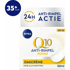 1+1 gratis: Nivea Anti-Rimpel Dagcreme Q10plus SPF 30 50 ml