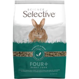 4x Supreme Science Selective Rabbit Konijnenvoer Mature 1,5 kg